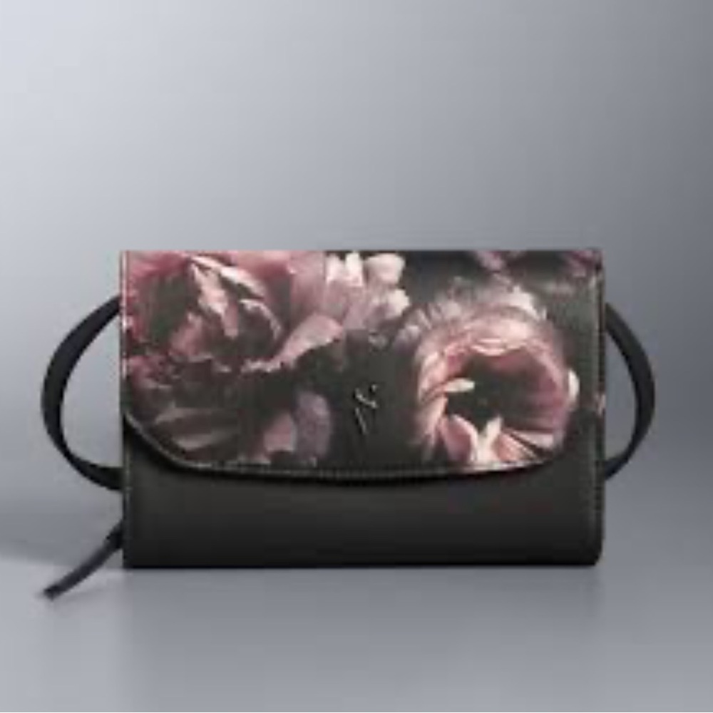 Simply Vera Vera Wang Signature Envelope Crossbody Bag 🩶 - Picture 2 of 12